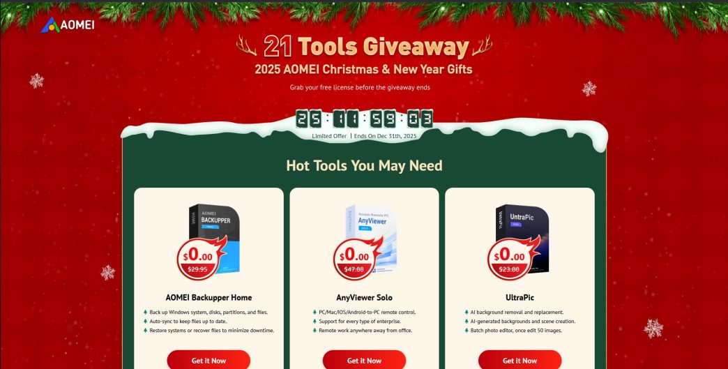 AOMEIGiveaway