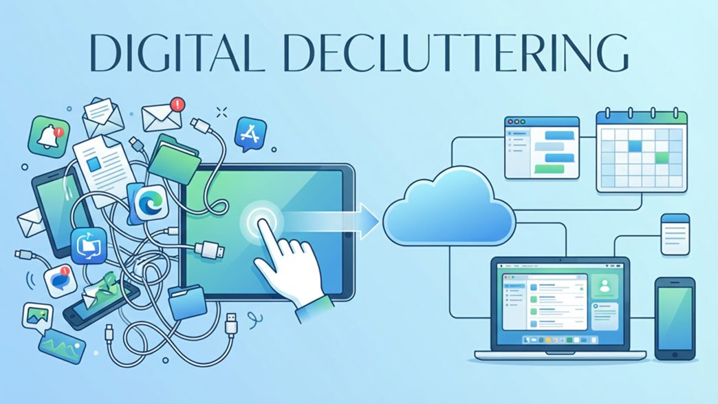 Decluttering Digitale Come pulire lo smartphone e il PC per ridurre lo stress e aumentare la produttività